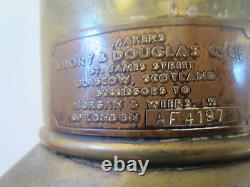 Vintage Maritime Brass Ship's Cargo Lantern