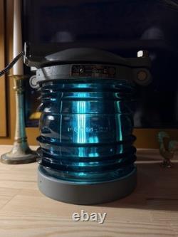 Vintage Maritime Green Signal Lantern Lamp, Nautical Ship Light, Dimmable