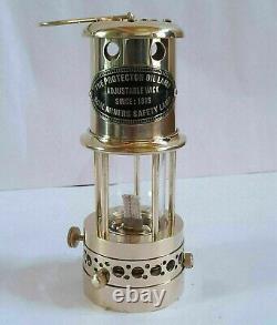 Vintage Maritime Ship Boat Oil Lantern Antique Nautical Brass Minor Lamp Decor