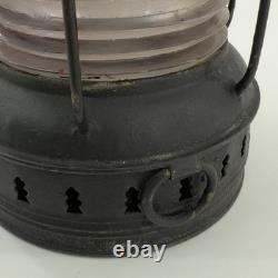Vintage Maritime Steel & Brass Anchor Light Lamp Lantern Converted Electric 14