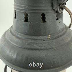 Vintage Maritime Steel & Brass Anchor Light Lamp Lantern Converted Electric 14