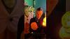 Vintage Melted Plastic Jack O Lantern Halloween Lights