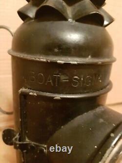 Vintage Metal Boat Signal Lantern