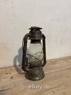Vintage Metal Oil Lantern Antique Kerosene Lamp Rustic Farmhouse Decor
