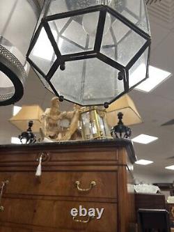 Vintage Moroccan Glass Lantern Hall Light