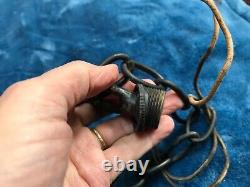 Vintage Murano Bubble Caged Glass Lantern Pendant Hanging Ceiling Light Fixture