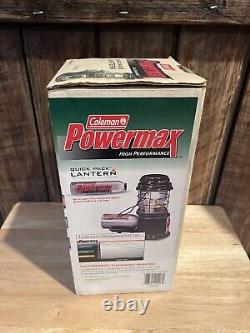 Vintage NEW IN BOX Coleman Powermax 9960-750 Quick Pack Lantern New