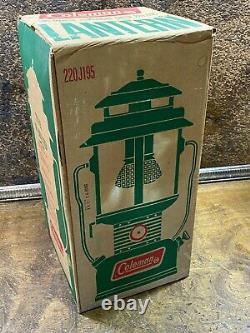 Vintage NOS COLEMAN Lantern Sealed In Box 220J195 NEW OLD STOCK