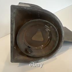 Vintage National Marine Lamp Co. Ship Lantern Fresnel Glass New York Red Blue
