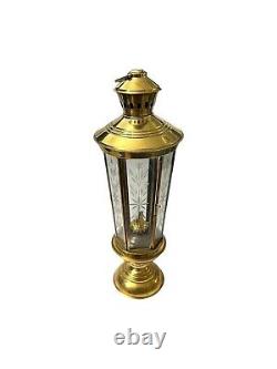 Vintage Nautical Antique Brass Oil Lamp Maritime Ship Lantern Boat Lantern