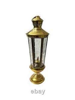 Vintage Nautical Antique Brass Oil Lamp Maritime Ship Lantern Boat Lantern