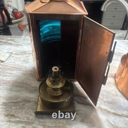 Vintage Nautical DHR Holland Stuurboord & Bakboord nautical lanterns. Never used