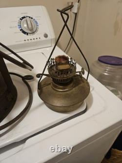 Vintage Nautical EARLY 1900'S ENGLISH SHIP Lantern/ JANS OF LONDON on Burner