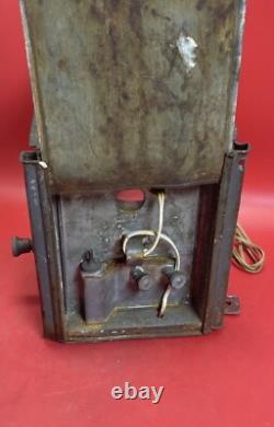 Vintage Nautical Lantern. Bow Port Patt. 23. By Birmingham Engr Co. LTD. Electrified