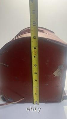 Vintage Nautical Lantern. Bow Port Patt. 23. By Birmingham Engr Co. LTD. Electrified