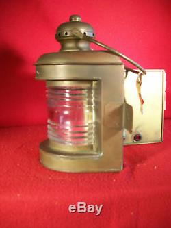 Vintage Nautical Ship's Mast Head Lantern