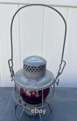 Vintage New York Central Railroad Adlake Kerosene Lantern