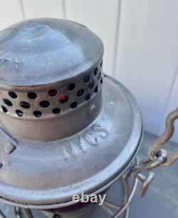 Vintage New York Central Railroad Adlake Kerosene Lantern