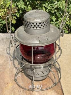 Vintage New York Central Railroad Adlake Kerosene Lantern