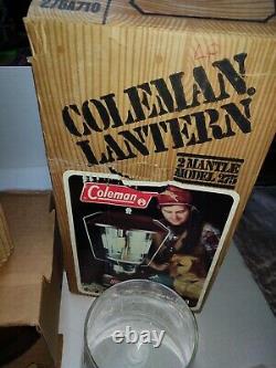Vintage New in Box Unfired Unused Coleman Model 275 Lantern Super Rare USA 3/81