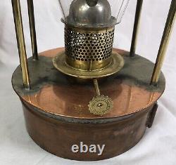 Vintage'Not Under Command' Ships Oil Lantern, Lord Line, Hull Fishing Vessel