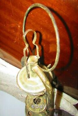 Vintage Oil Lamp Light Kerosene, Rare Antique Lantern, Unique Lamp Ottoman era
