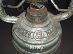 Vintage Old Antique Rare Fire Hand Kerosene Oil Lantern Glass Lamp Germany
