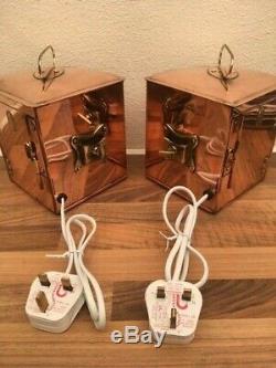 Vintage Pair Of Ships Lights. Port & Starboard Lanterns. Boat Yacht Lamps Marine