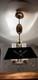 Vintage Pendant Light Country Lodge Cabin Toleware Copper Lantern Adjustable Hgt