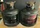 Vintage Perkins (perko) Ships Port And Starboard Lanterns- Large Size. Beauties