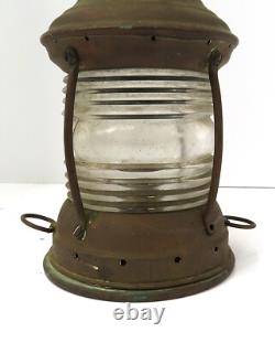 Vintage Perko Marine Anchor Lantern Maritime Lantern Excellent Condition