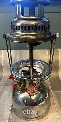Vintage Polaris Lantern Kerosene 500 CP Pressure Steel Lamp Antique Hong Kong
