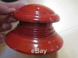 Vintage RED GREEN 1951 COLEMAN Lantern 200A CHRISTMAS Dated 11/51 & Mantles