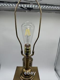 Vintage Railroad Parlor Brass Electric Lamp Lantern Housatonic 1852