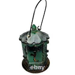 Vintage Rare Ikebana Flower Candle Lanterns Cast Iron Antique Japan