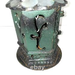 Vintage Rare Ikebana Flower Candle Lanterns Cast Iron Antique Japan