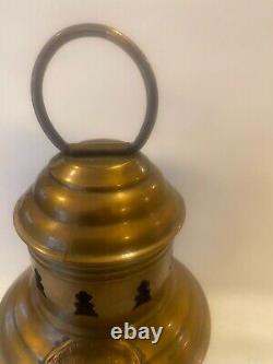 Vintage Rare Perkins Marine Lamp & HDWR Co. Perko Oil Lamp Nautical Lantern