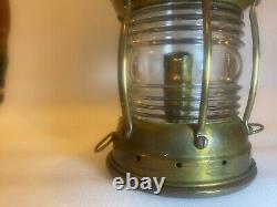 Vintage Rare Perkins Marine Lamp & HDWR Co. Perko Oil Lamp Nautical Lantern