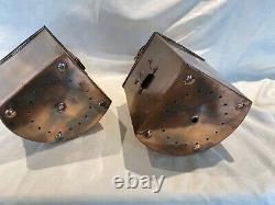 Vintage Rare Ship/Train Lantern Set Copper PMP Starboard And Port