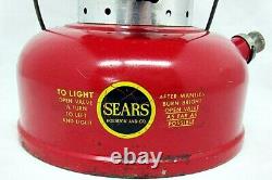 Vintage Red 1964 Sears Double Mantle Lantern Model # 476-74060