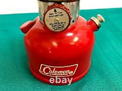 Vintage Red Coleman 200a Lantern Dated 11-71-excellent Condition