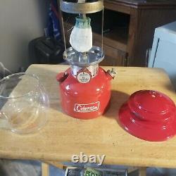 Vintage Red Coleman Lantern 200A Dated11/71