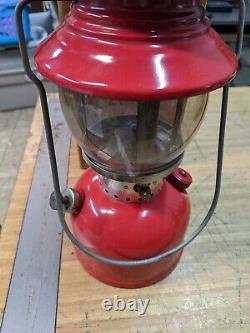 Vintage Red Coleman Lantern 200A Dated 1/59 With Box Untested