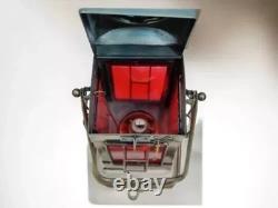 Vintage Red/Green Glass Ship Oil Lamp Marine Lantern Antique Beach Decor