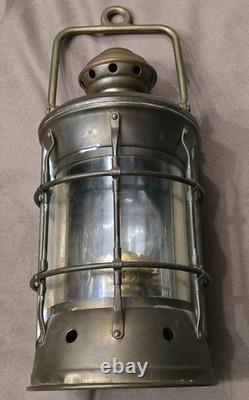 Vintage Replica Nautical Maritime Masthead Brass Oil Lantern