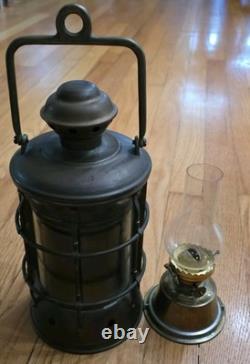 Vintage Replica Nautical Maritime Masthead Brass Oil Lantern