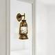 Vintage Rustic Wall Sconce Antique Lantern Lamp Bronze House Decor Light