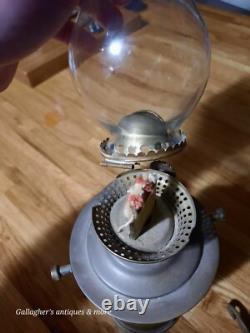 Vintage SHERWOODS Nautical Brass Weighted Gimbal Oil Lamp Birmingham England