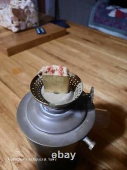 Vintage SHERWOODS Nautical Brass Weighted Gimbal Oil Lamp Birmingham England
