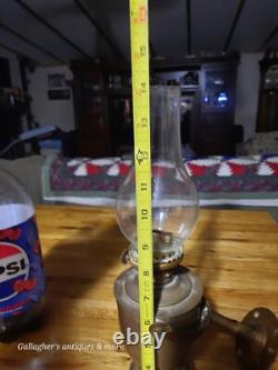 Vintage SHERWOODS Nautical Brass Weighted Gimbal Oil Lamp Birmingham England